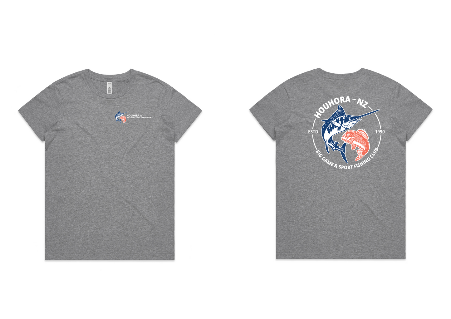 Houhora Big Game & Sport Fishing Club Ladies Basic Tee