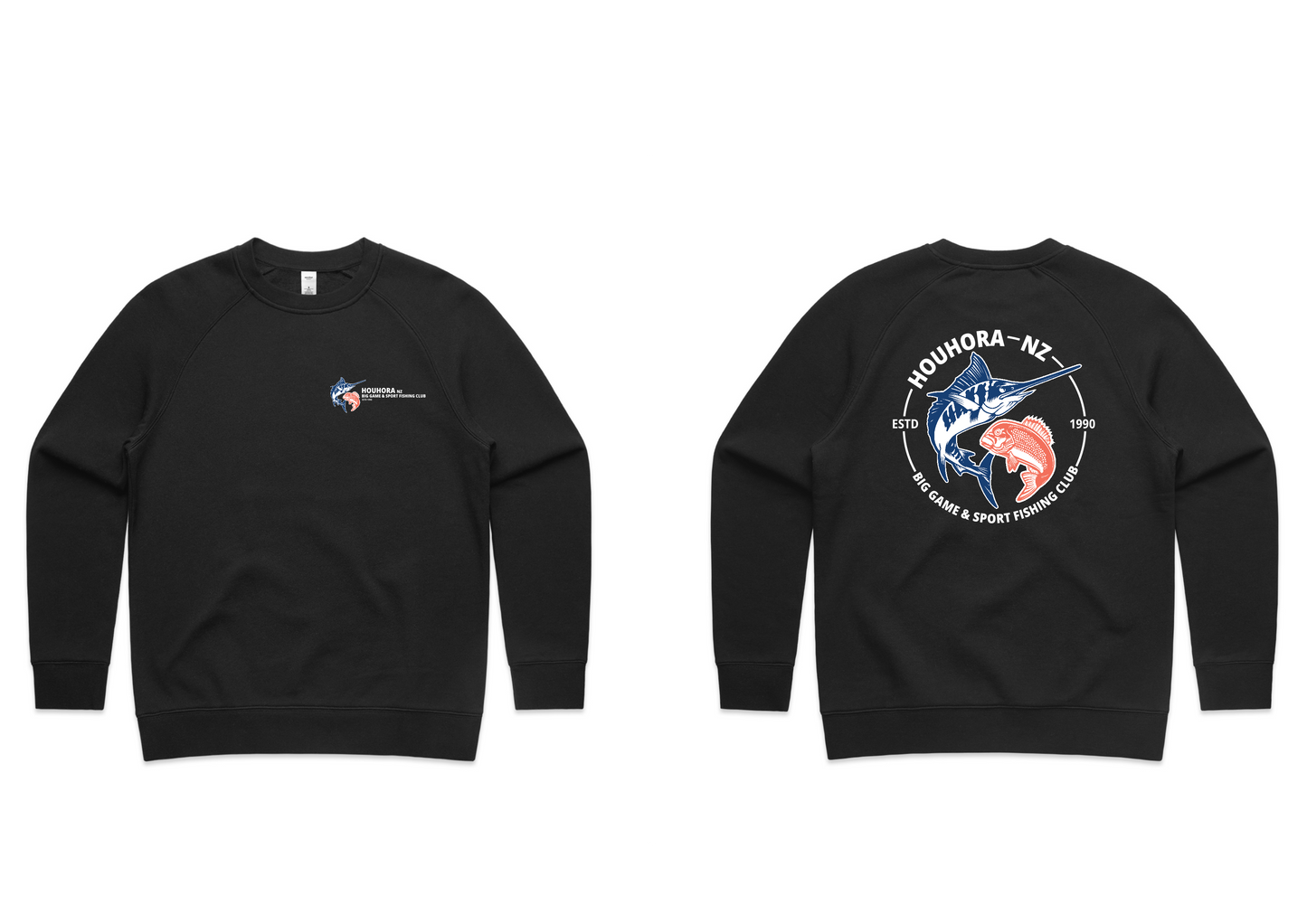 Houhora Big Game & Sport Fishing Club Ladies Crewneck