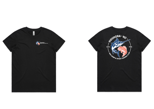 Houhora Big Game & Sport Fishing Club Ladies Basic Tee