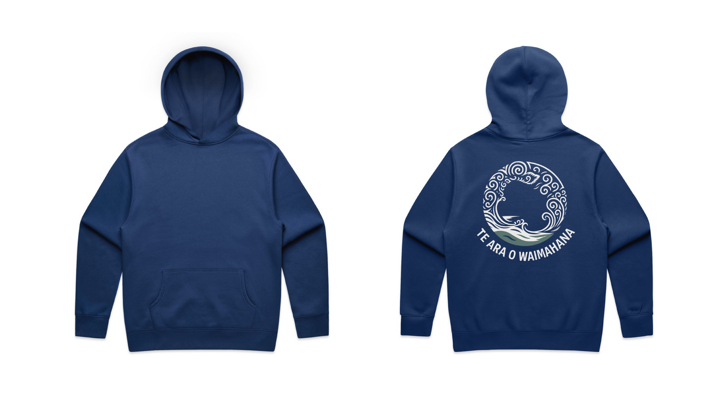 Te Ara o Waimahana Hoodies - Back Tohu only - Unisex