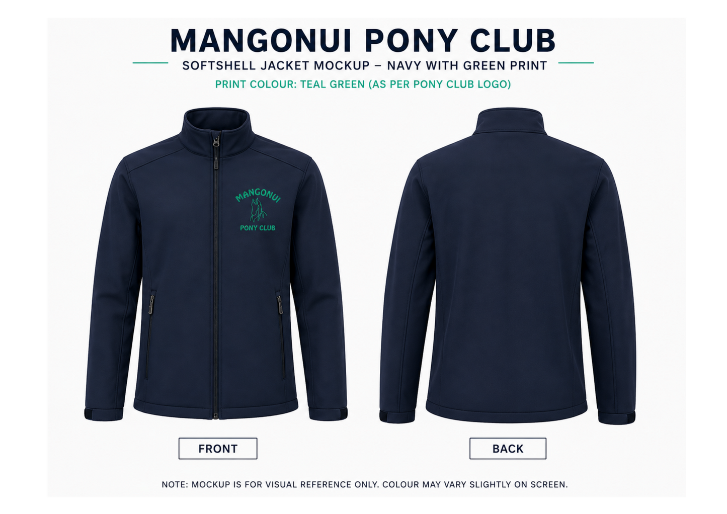 MANGONUI PONY CLUB Softshell Jacket