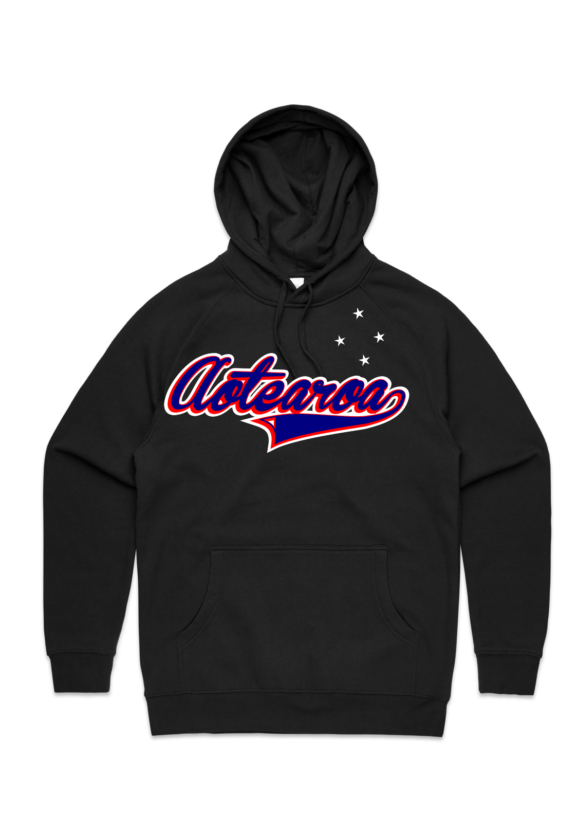 Aotearoa Hoodie in Red or Black