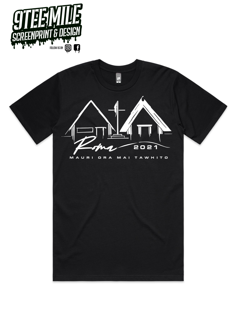 Roma Marae - 2021 Mauri Ora Mai Tawhito Hui Youth and Adult Tees