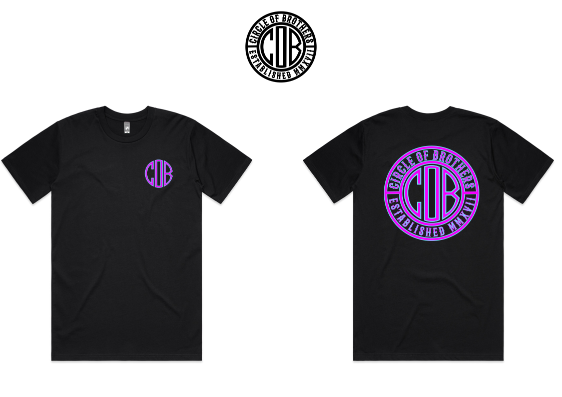 Circle of Brothers Neon Tee
