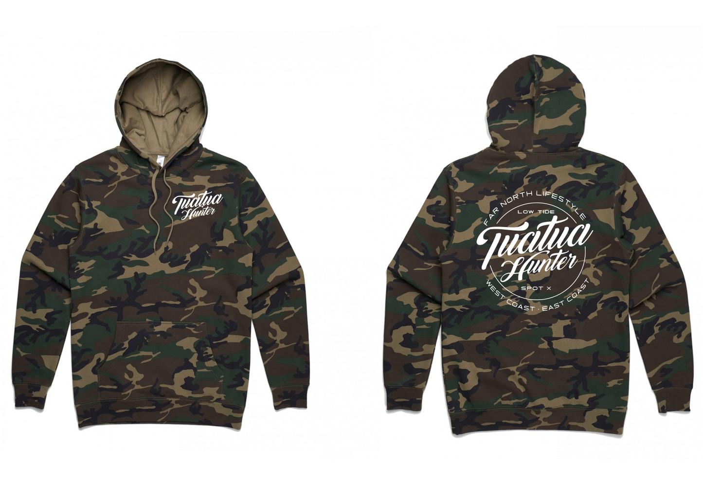 Tuatua Hunter Camo Hoodie