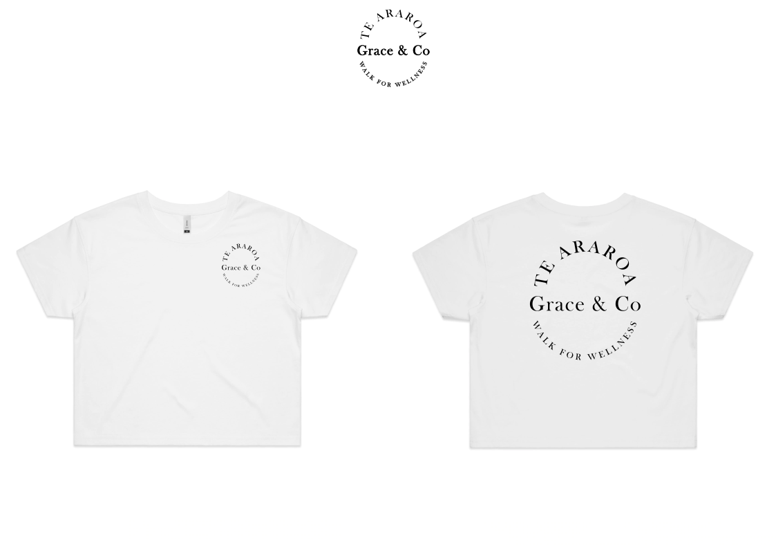 Grace & Co - Ladies Crop Tee