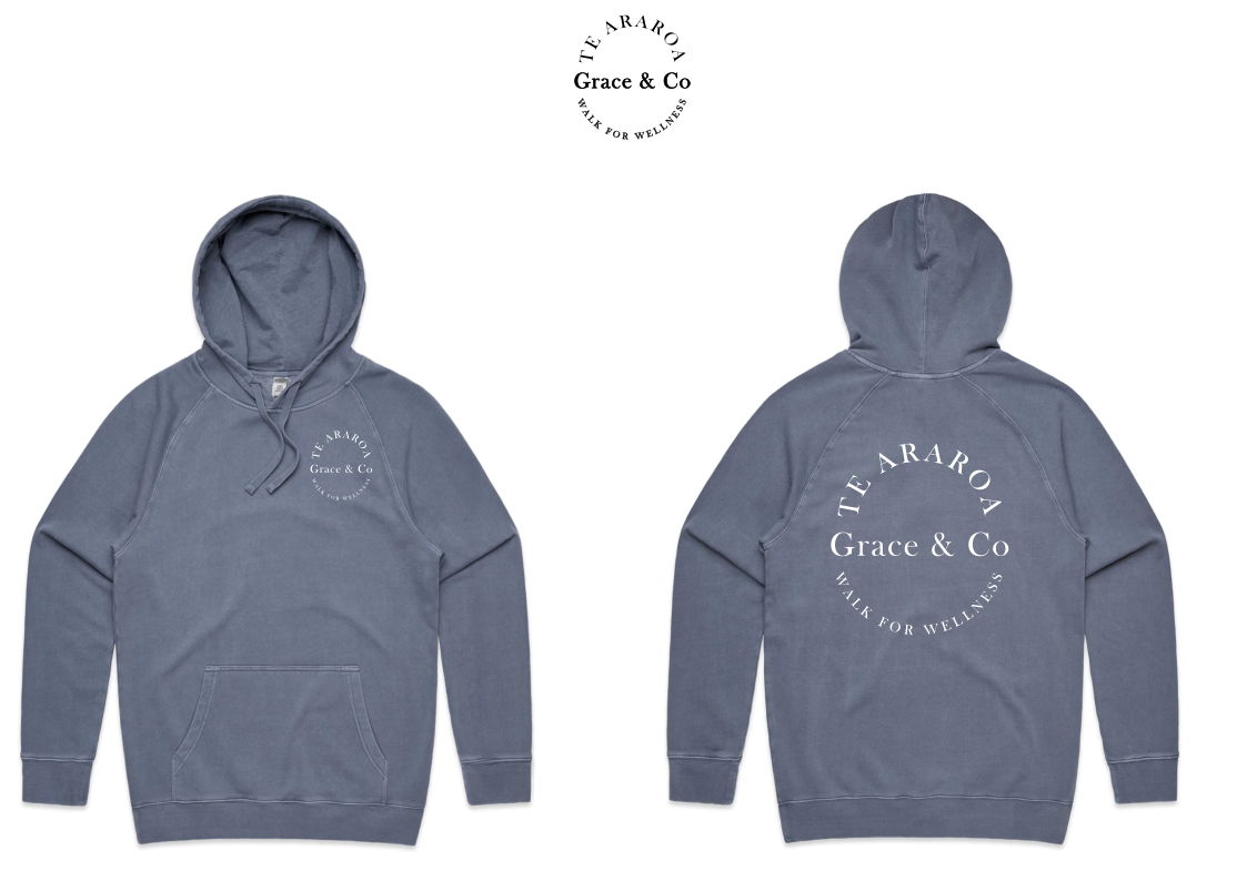 Grace n Co - Mens Faded Hoodie