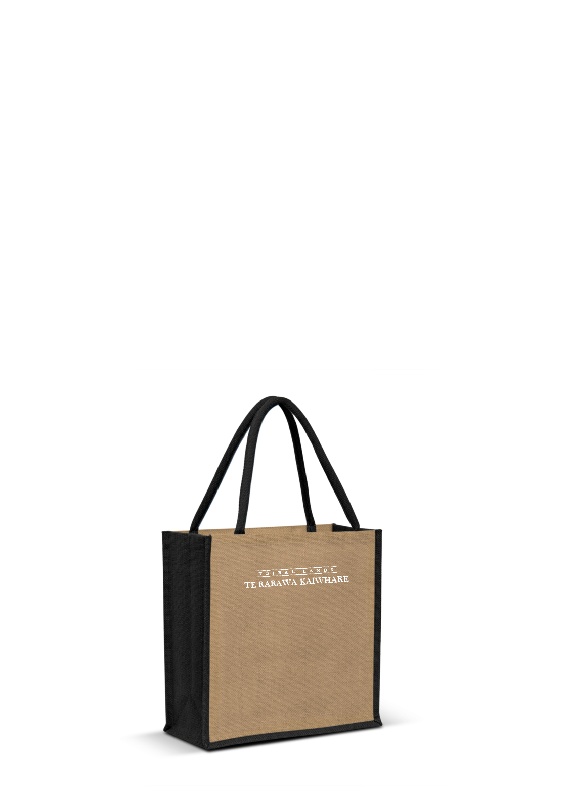 TE RARAWA KAIWHARE JUTE BAG