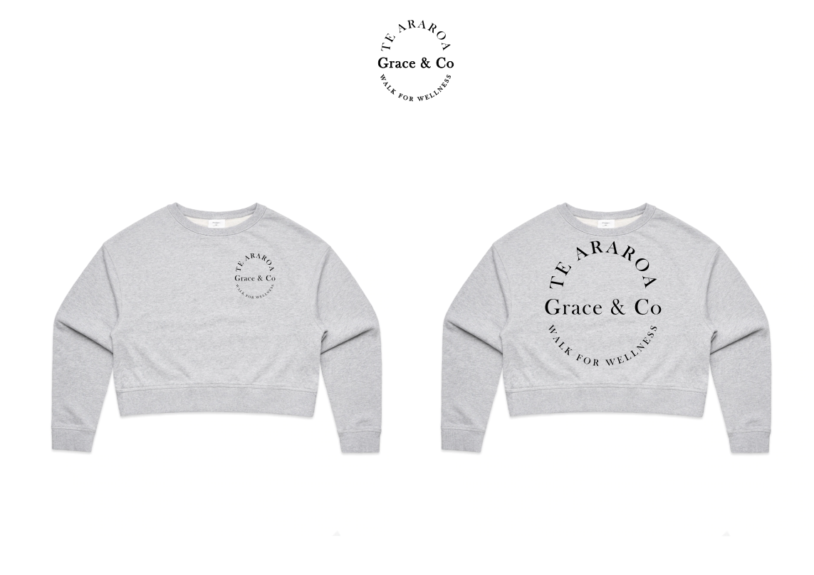 Grace & Co - Ladies Crop Crew