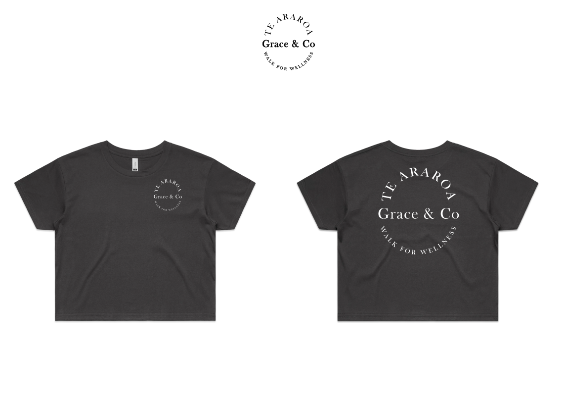 Grace & Co - Ladies Crop Tee