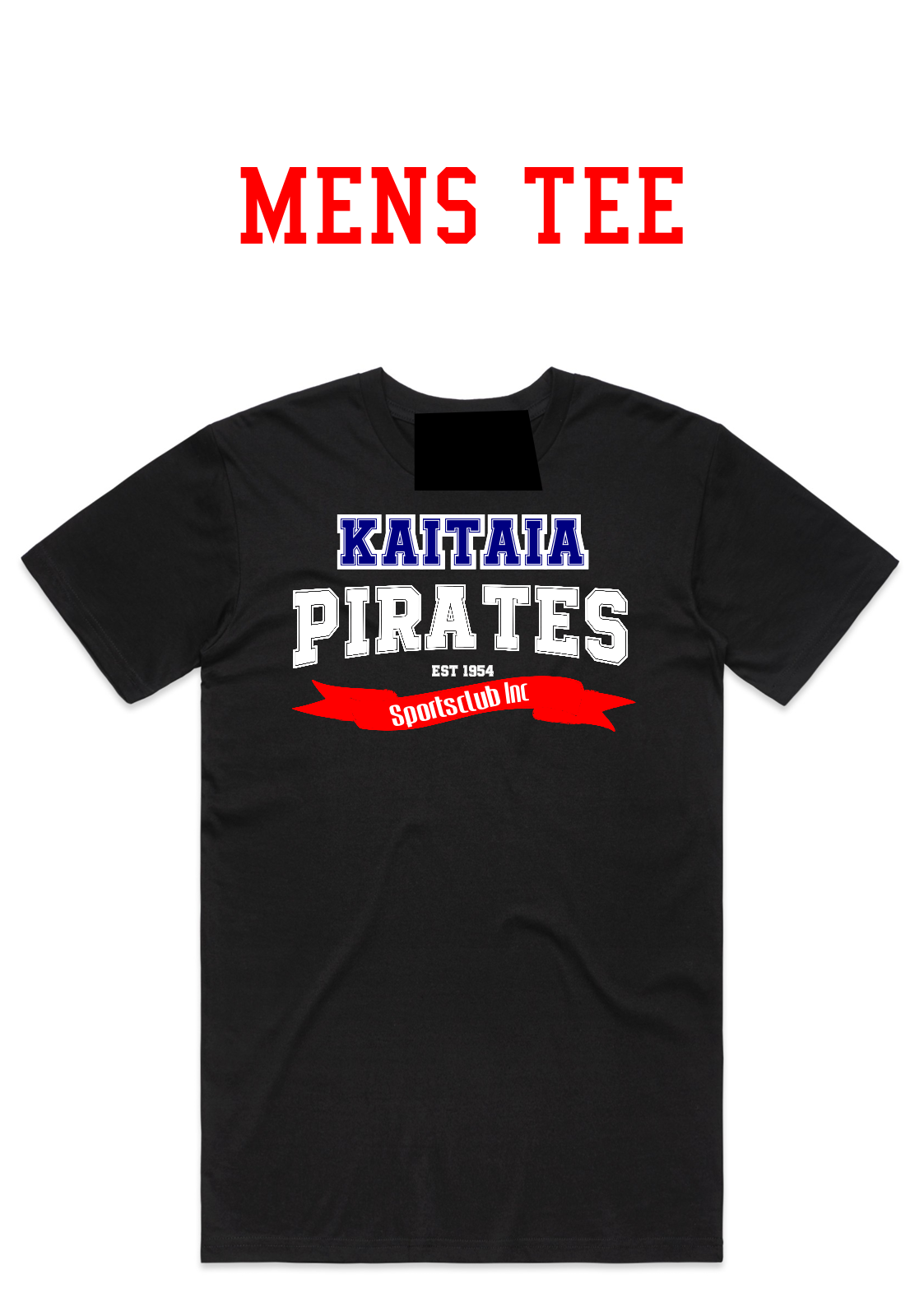 Kaitaia Pirates Mens Tees