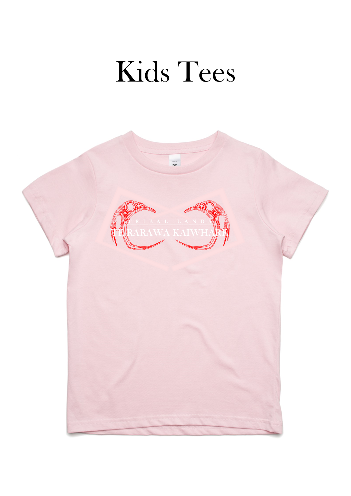 Te Rarawa Kaiwhare Kids Tee - Sizes 8 - 16