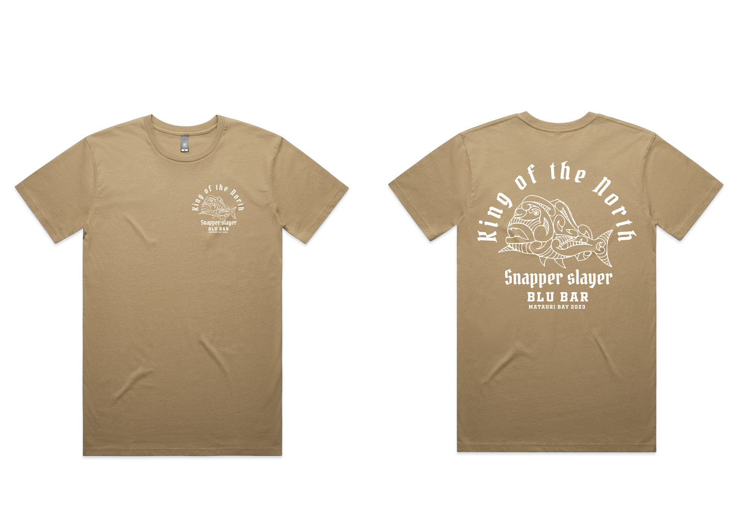 King of the North - Snapper Slayer Tees - Front and Back print