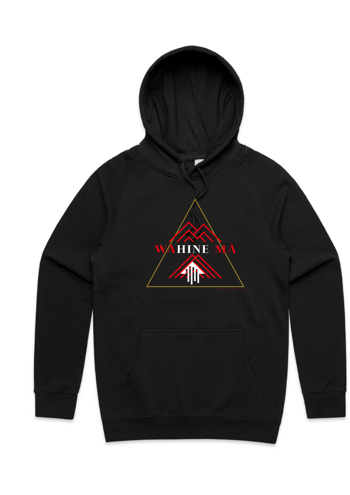 WĀ HINE MĀ – TIME TO UNITE Hoodies - Mens Sizing - Heavy weight