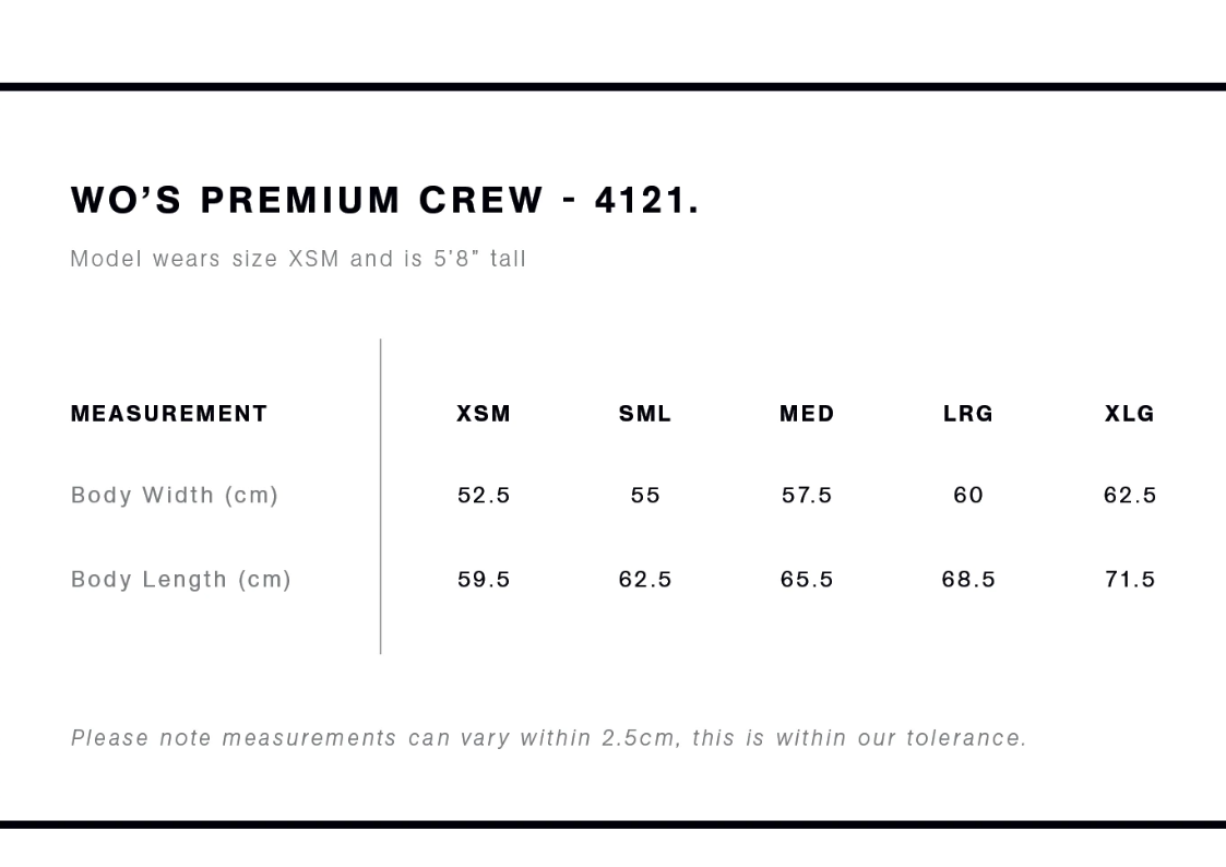 Grace & Co - Ladies Premium Crew