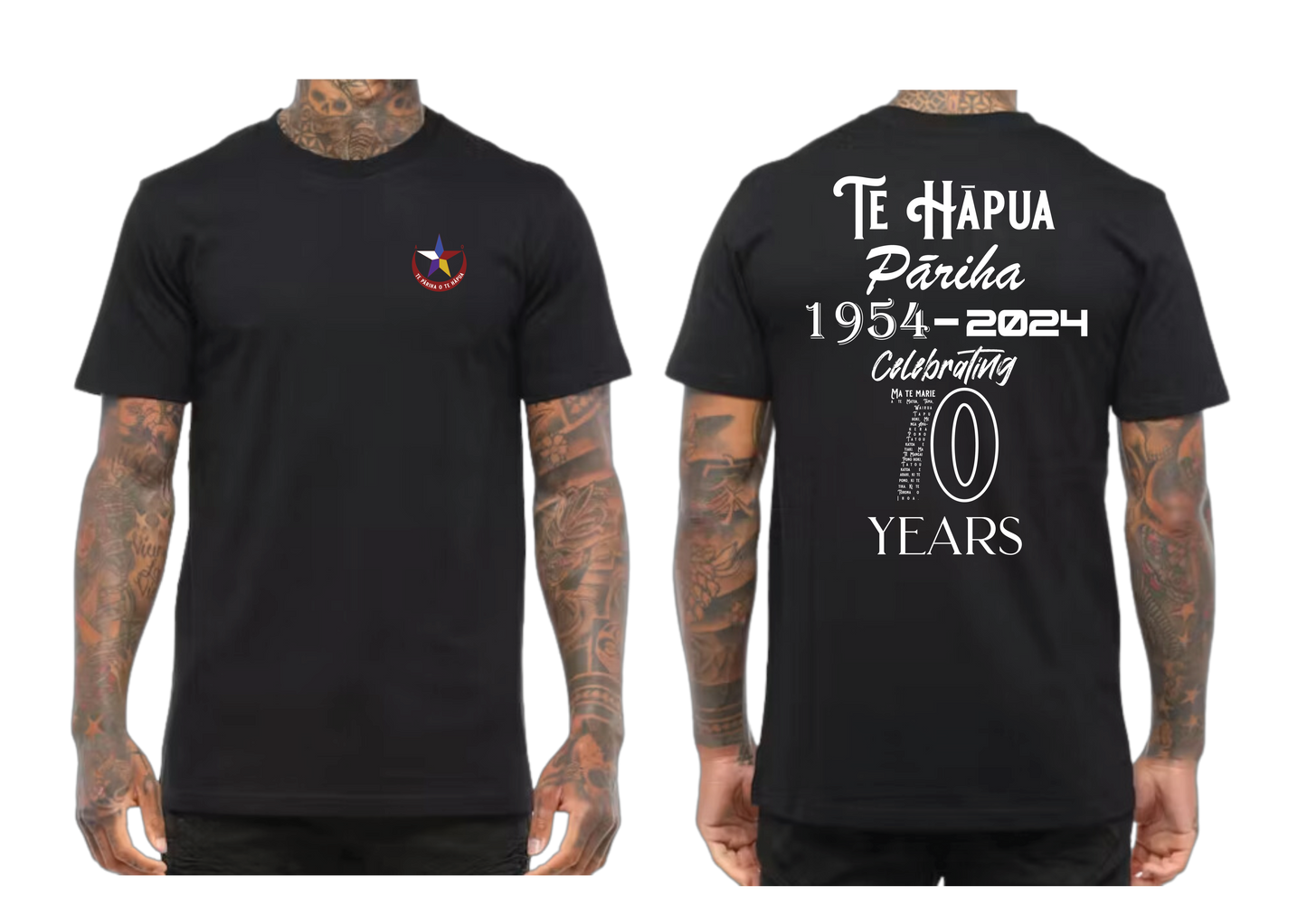 Te Reo Pōwhiri Tees - Te Hapua Pariha est 1954