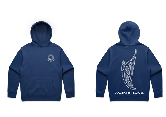 Te Ara o Waimahana Hoodies - Whale Bone Tohu - Unisex