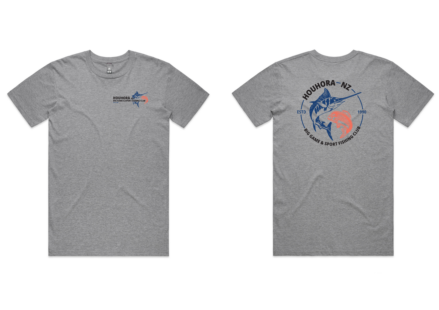 Houhora Big Game & Sport Fishing Club Mens fit tees