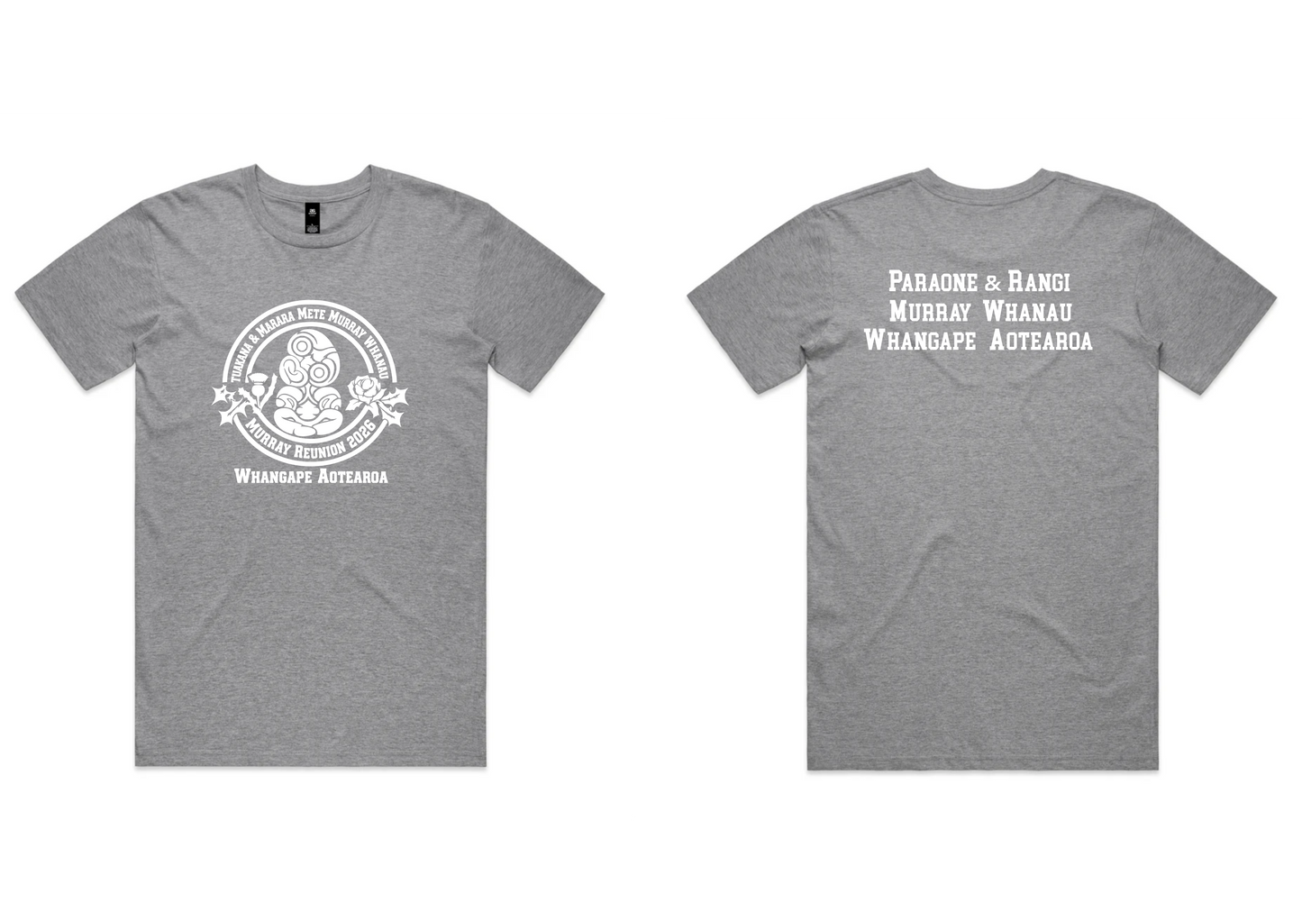 Murray Reunion Paraone line - Grey Tees