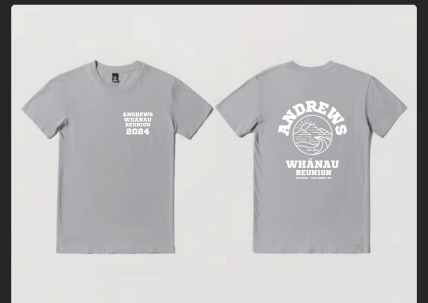 Andrews whanau reunion - KIDS Tees