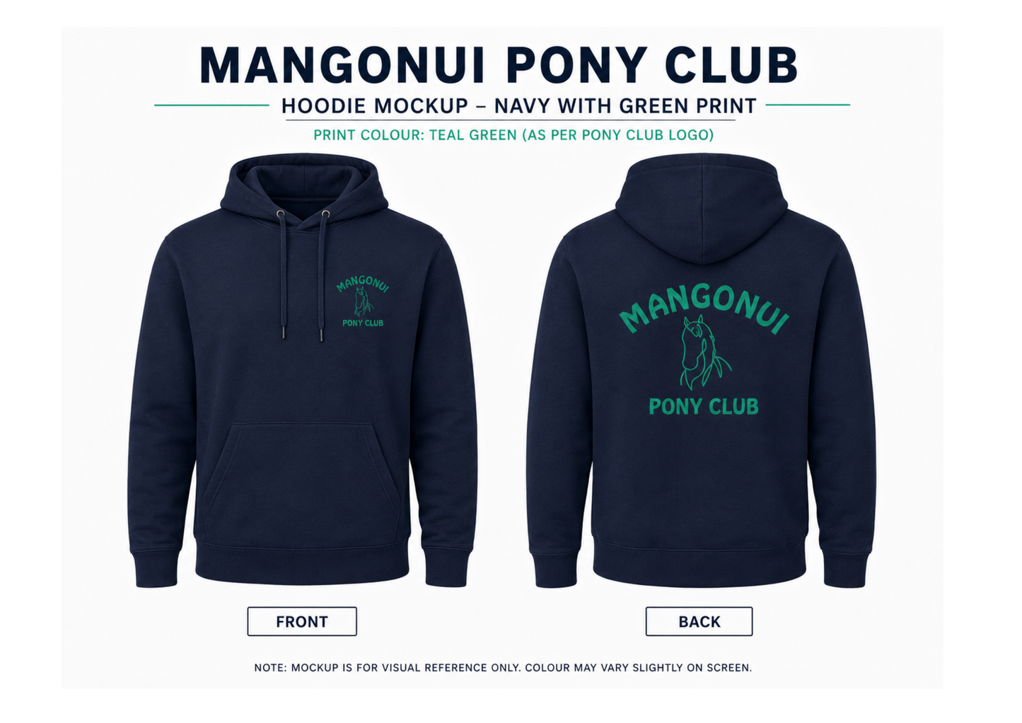 MANGONUI PONY CLUB HOODIE