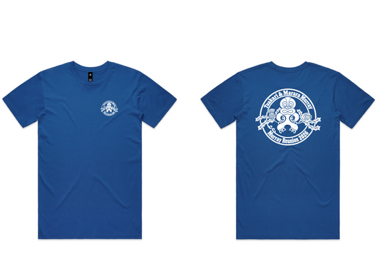 Murray Reunion Tiwari line - Blue - Tees