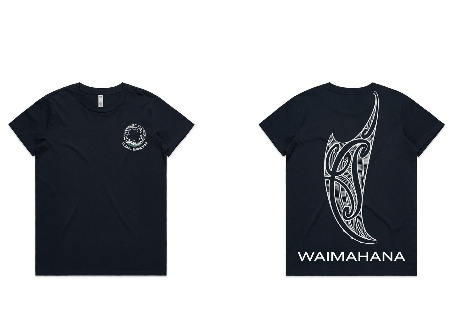 Te Ara o Waimahana Tees - Womans Option 2