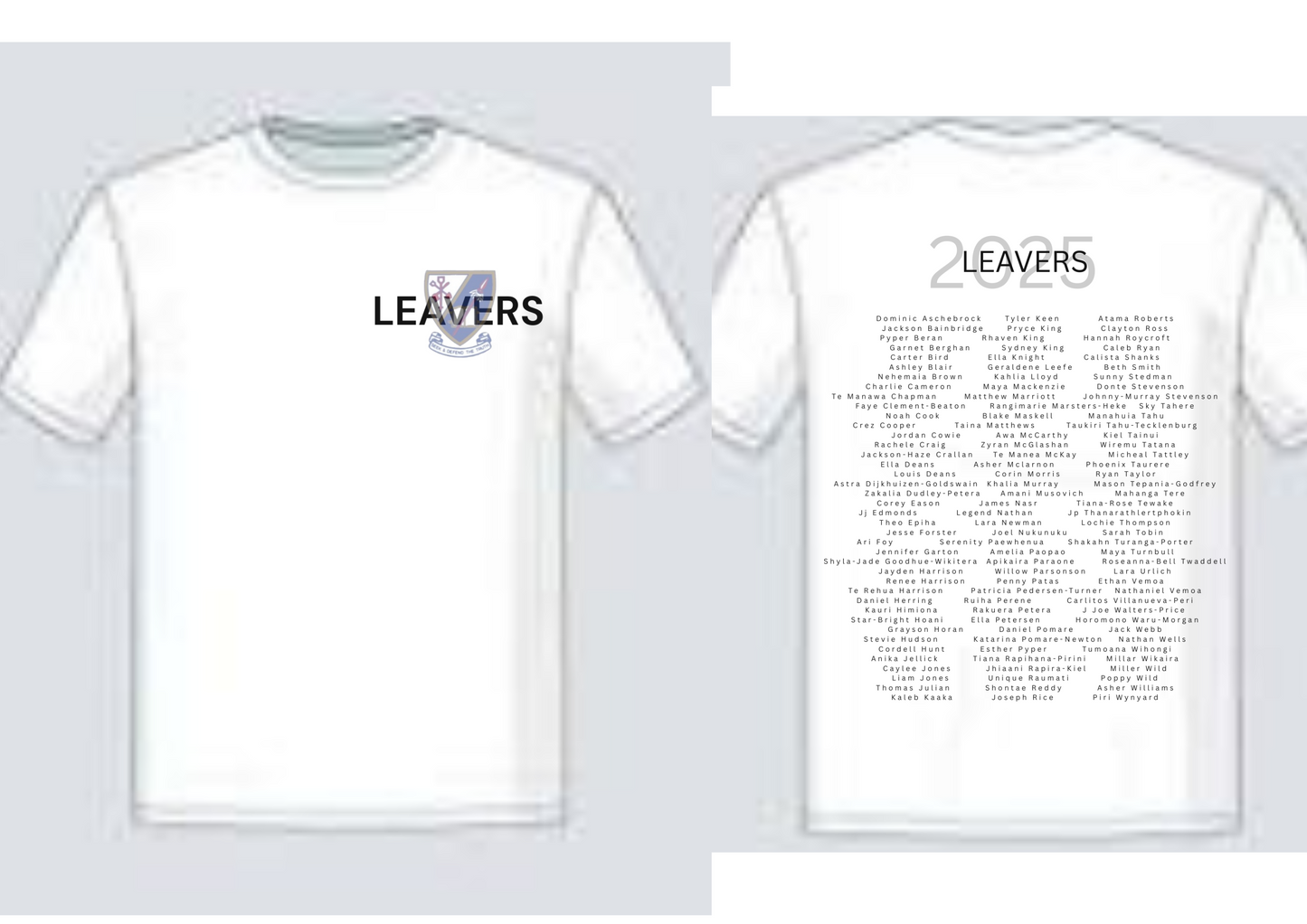 KC 2025 Leavers Tees