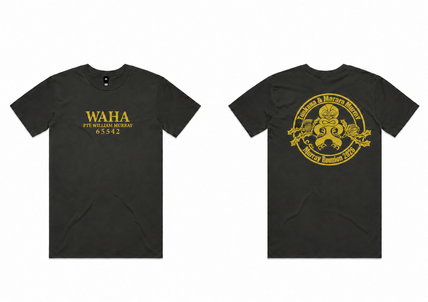 Murray Reunion Waha line - Coal tees