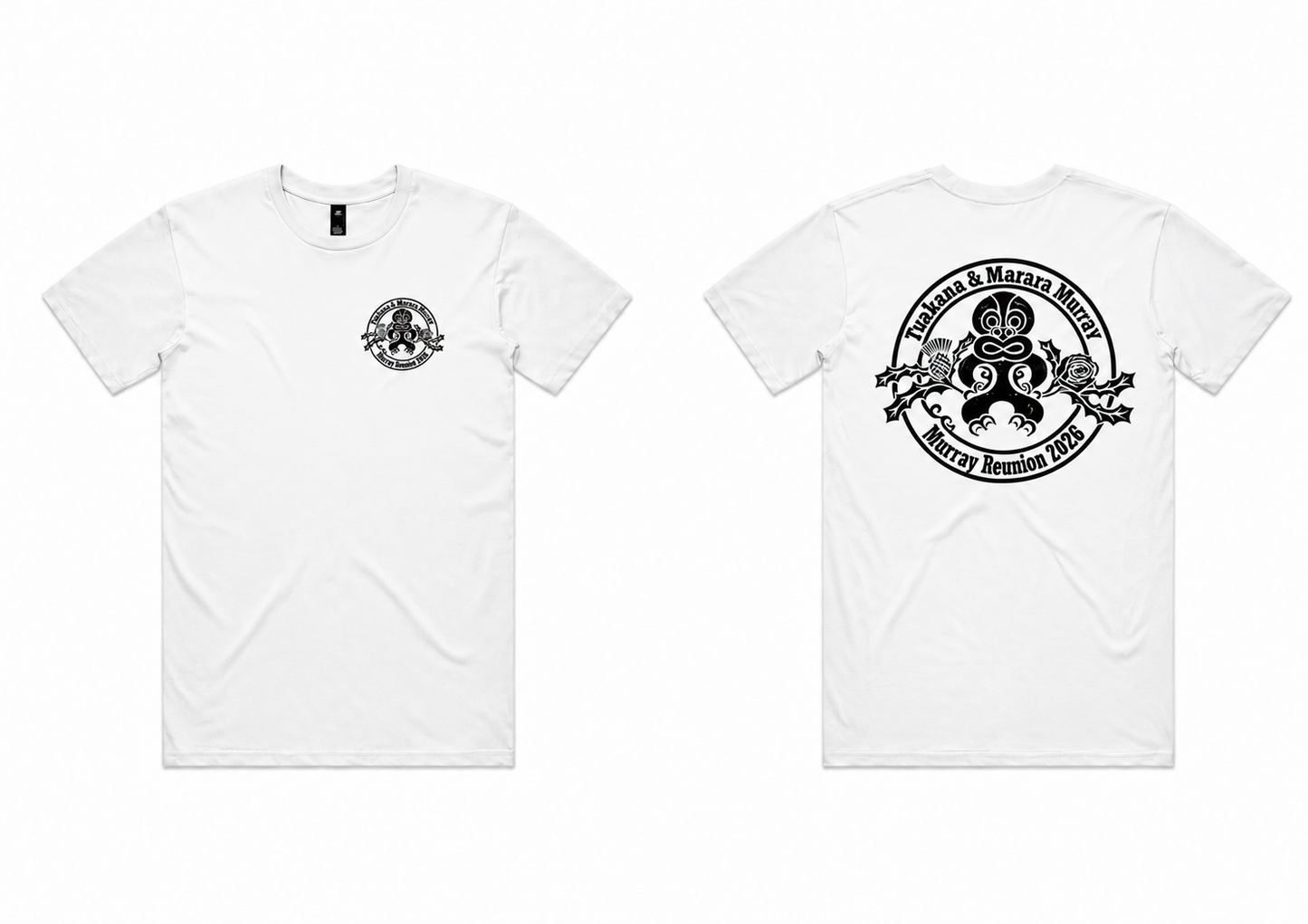 Murray Reunion Mare Tuakana line - White Tee