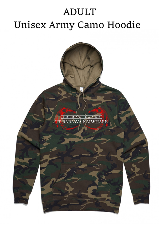 Te Rarawa Kaiwhare Army Camo Hoodie