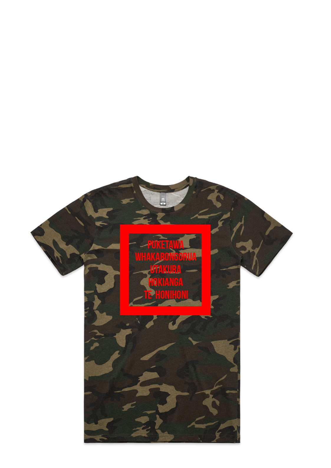 Puketawa Marae Adult Camo Tees