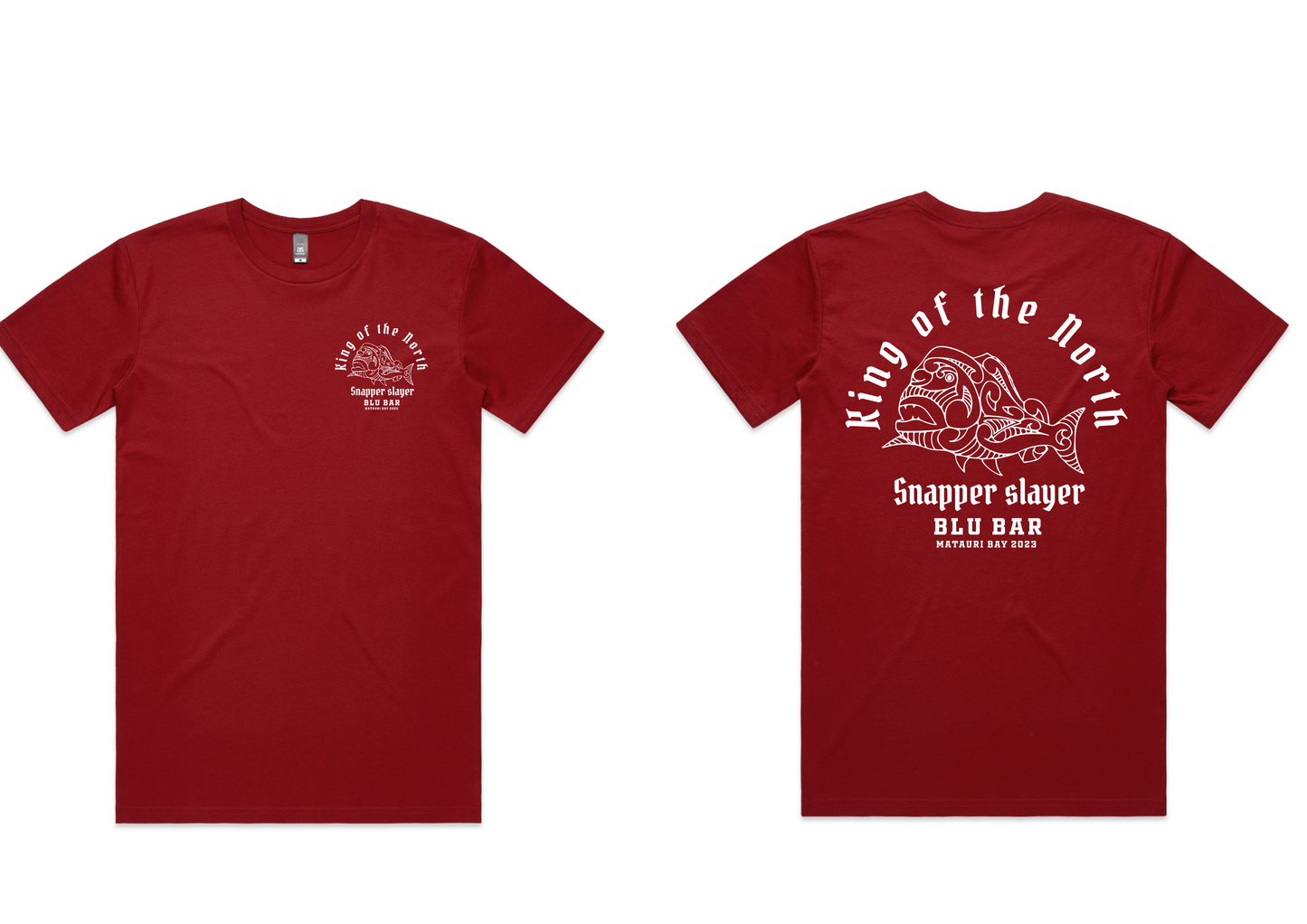 King of the North - Snapper Slayer Tees - Front and Back print