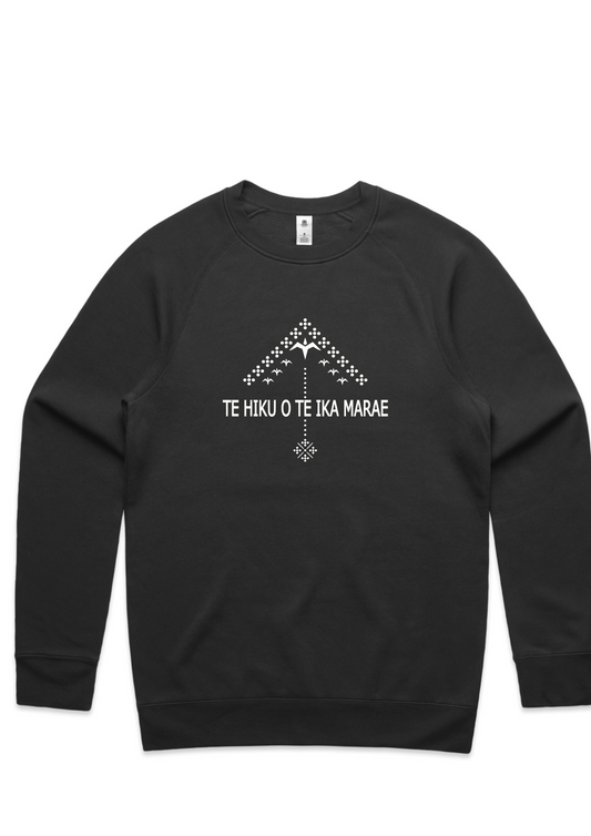 Te Hiku o Te Ika Marae Crew neck