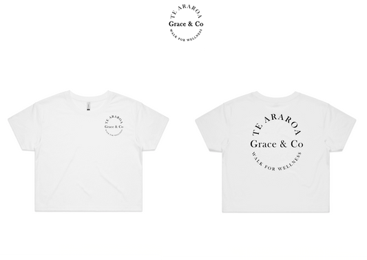 Grace & Co - Ladies Crop Tee