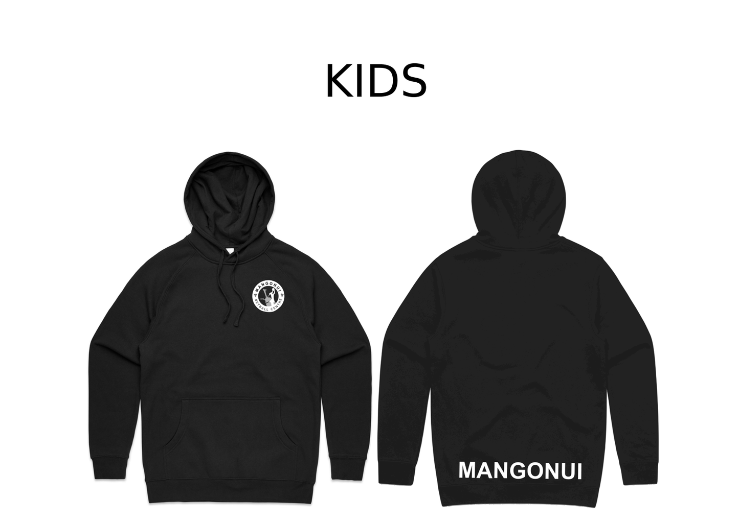 Kids Size Mangonui Year 7-8 Player Development team Hoodies