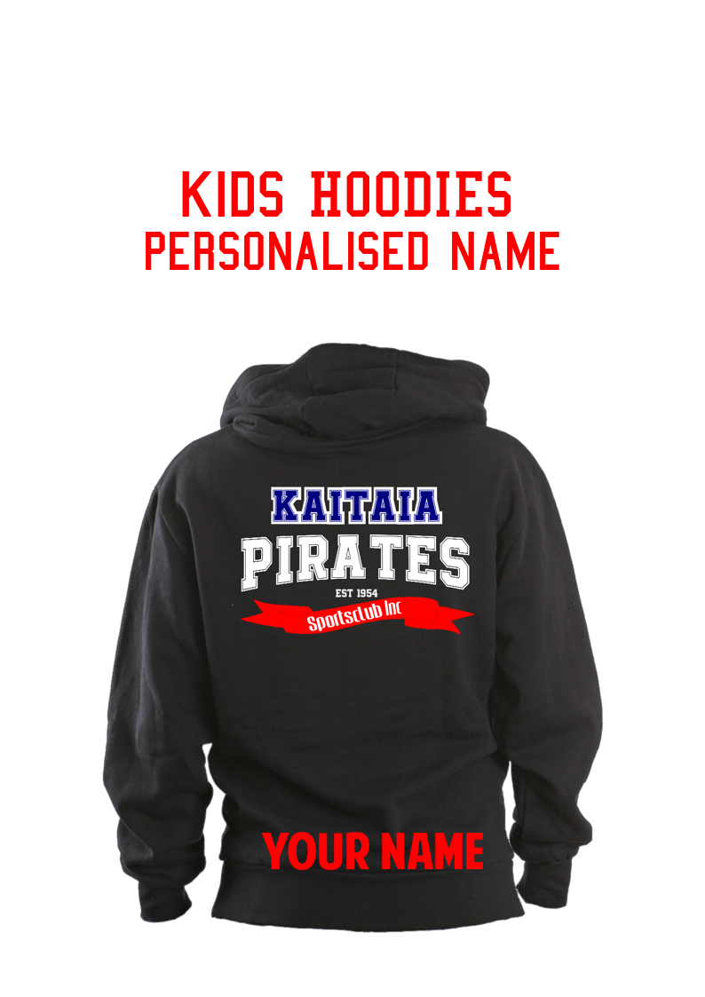 Kids Kaitaia Pirates Hoodies NAMED