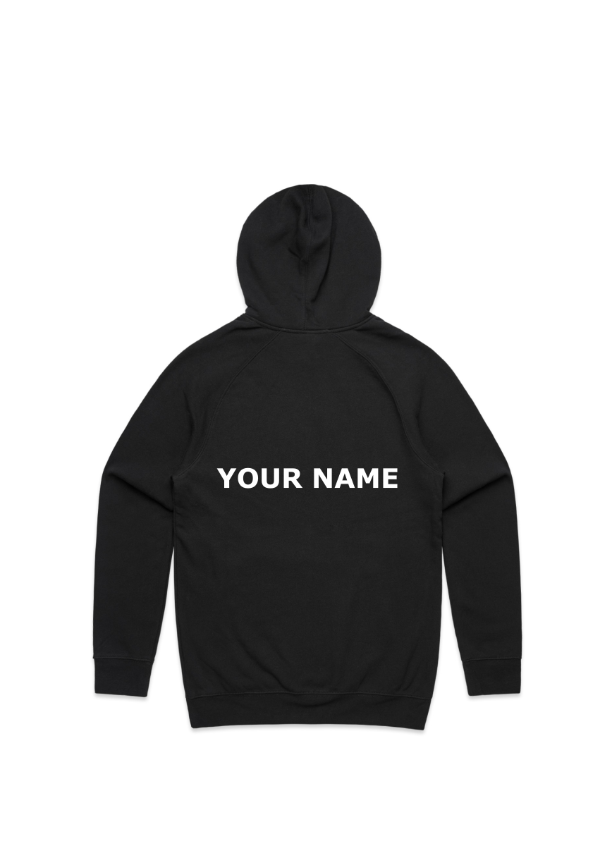 Add Name to back of Hoodie
