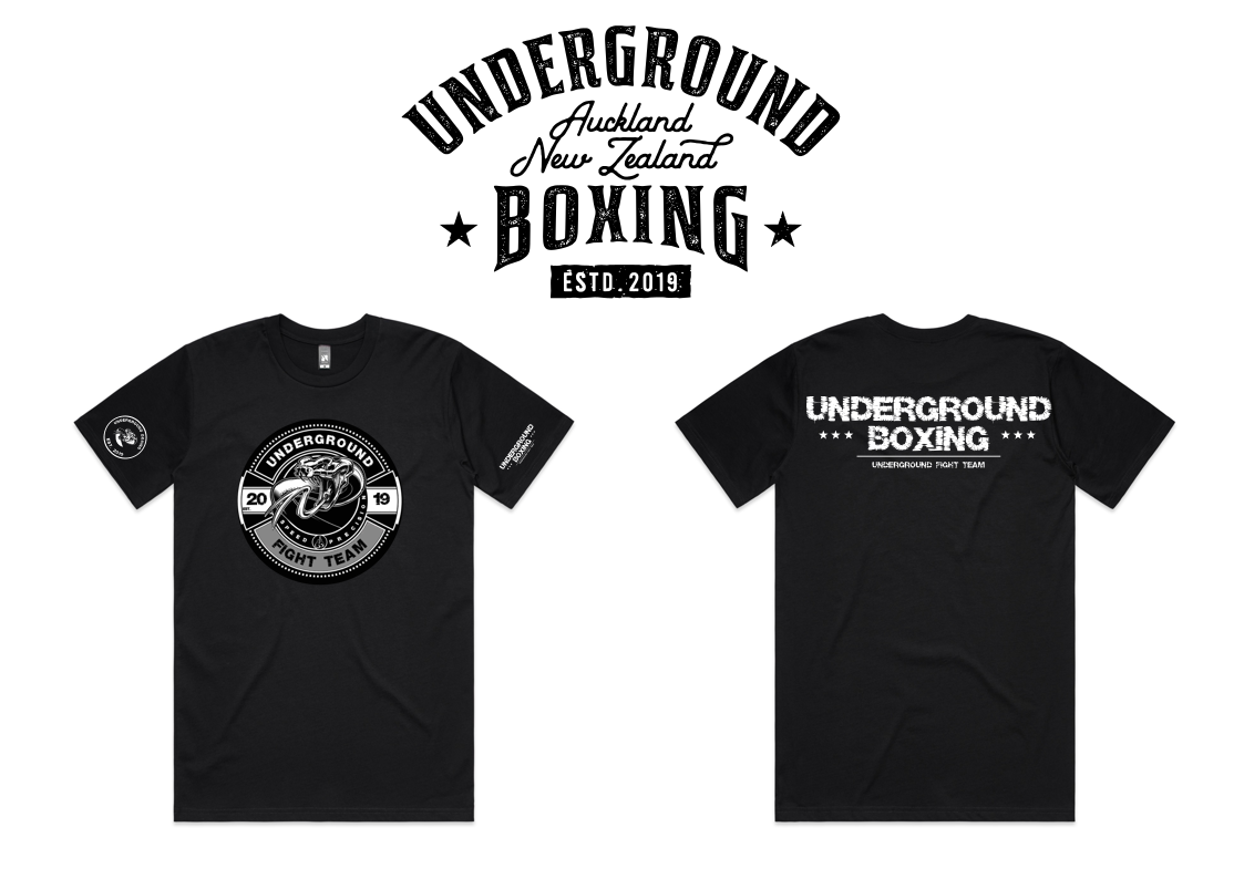 Underground Boxing Tee Snake Design