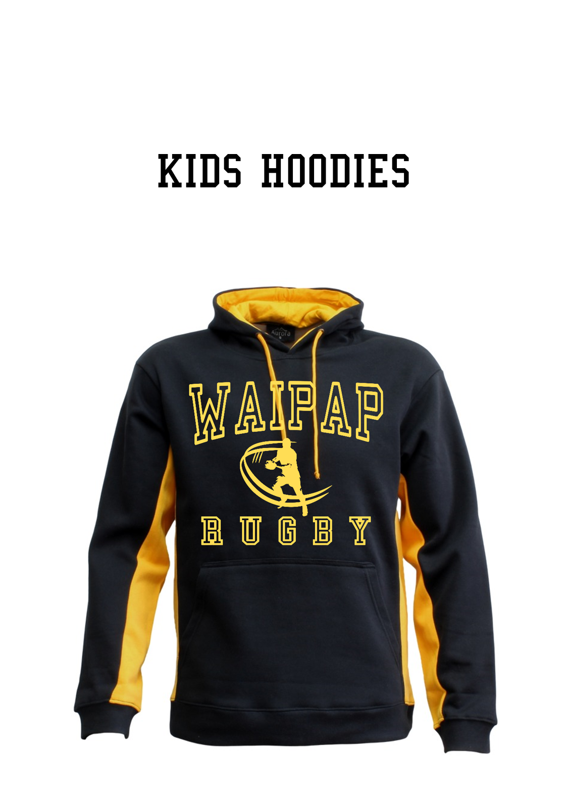 KIDS Waipap Rugby Contrast Hoodies